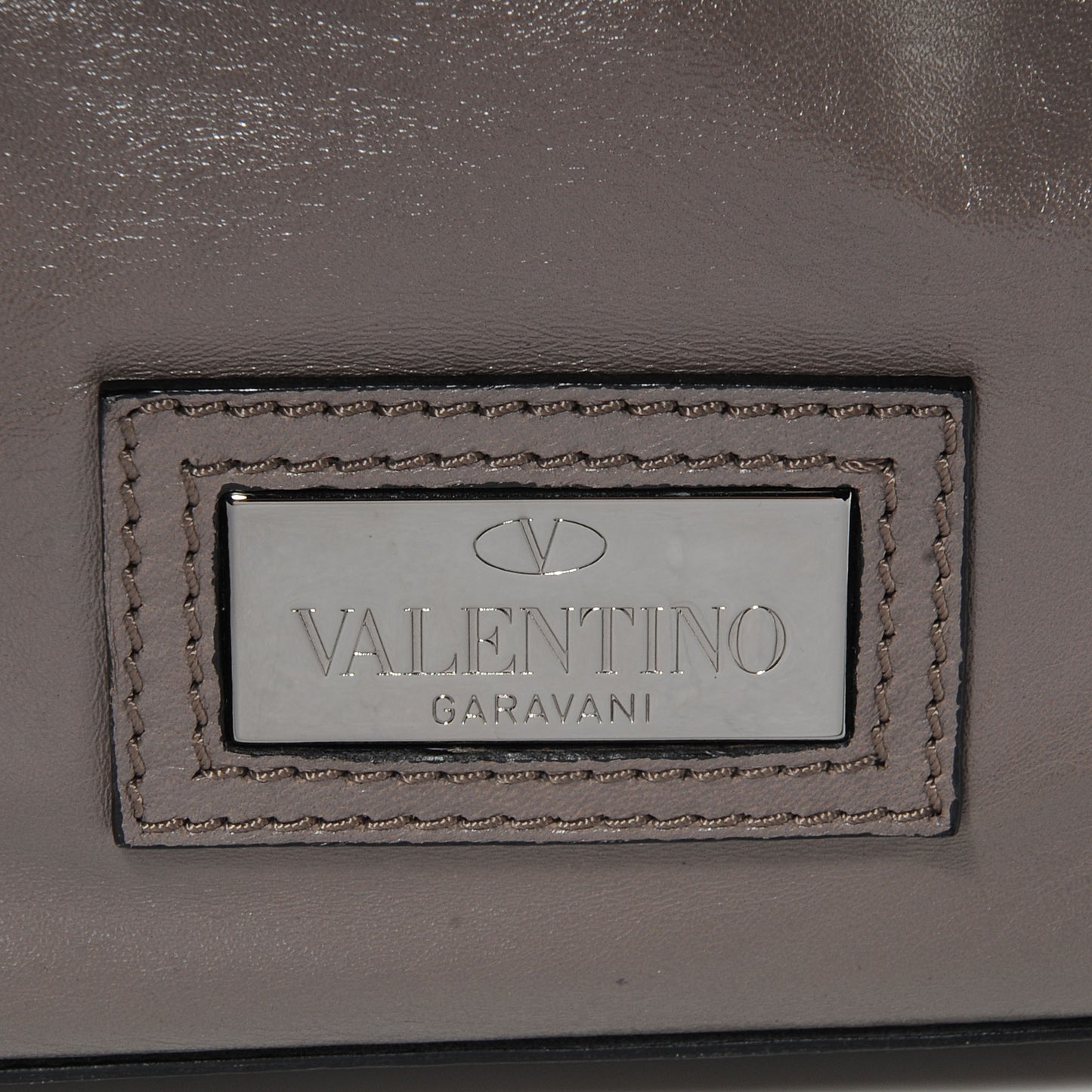 Nappa Raised Rose Petalee Tote Grey