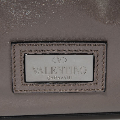 Valentino Garavani Nappa Raised Rose Petalee Tote Grey 8 of 8