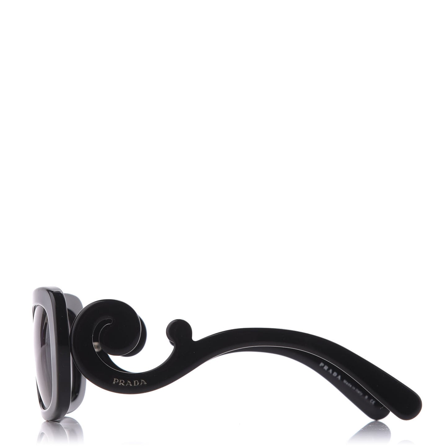 Acetate Baroque Sunglasses SPR 27O Black