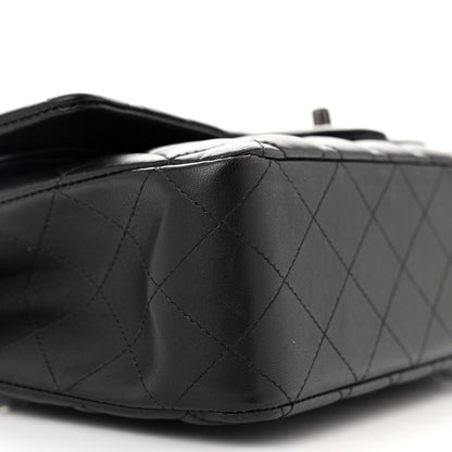 Chanel Lambskin Quilted Medium Double Flap So Black 9 of 11