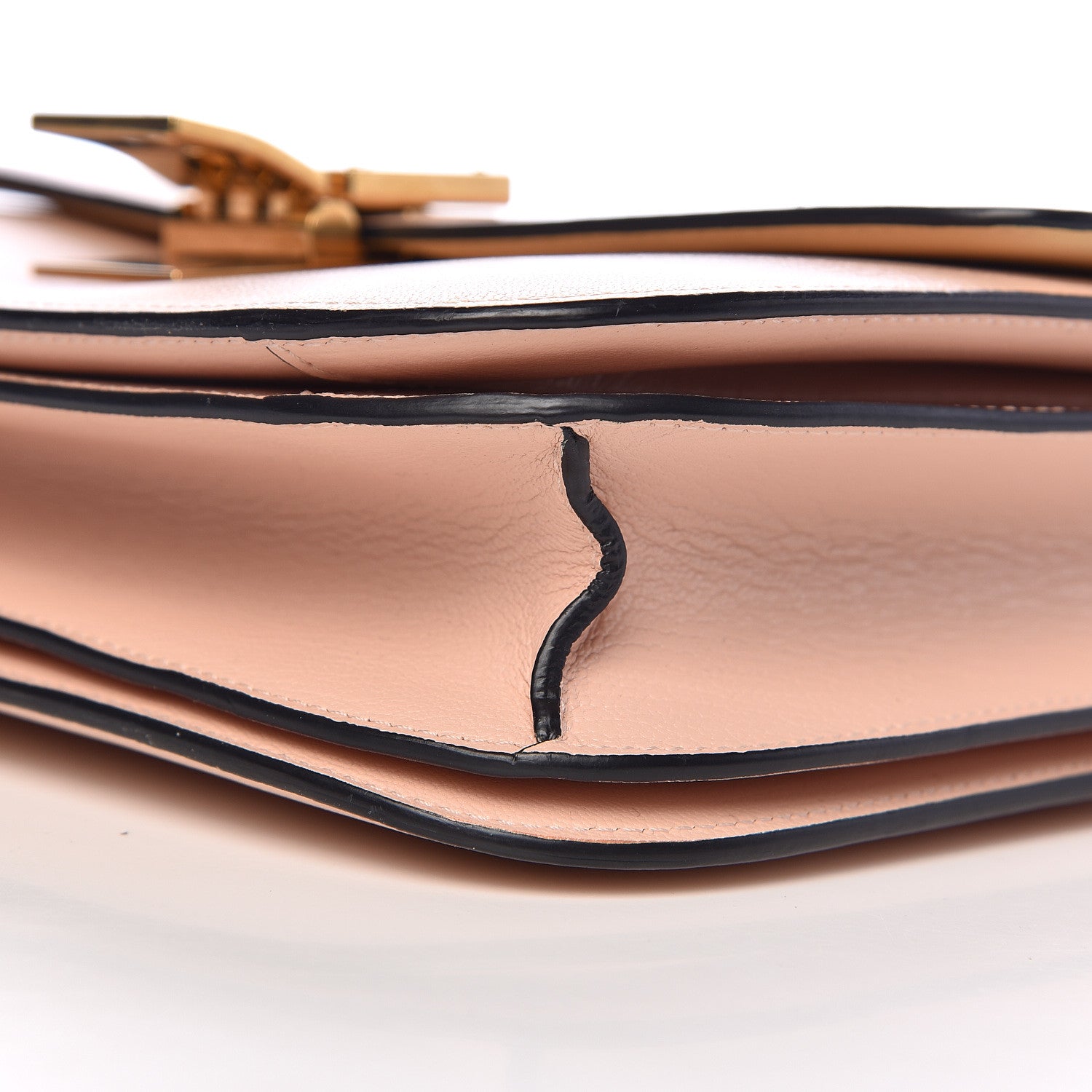 Celine Shiny Goatskin Medium Classic Box Flap Bag Blush 10 of 11