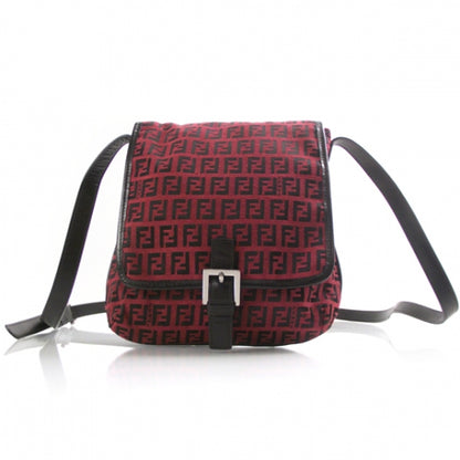 Fendi Zucchino Small Messenger Bag Red 1 of 9