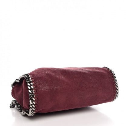 Stella McCartney Shaggy Deer Mini Falabella Fold Over Tote Plum 5 of 10