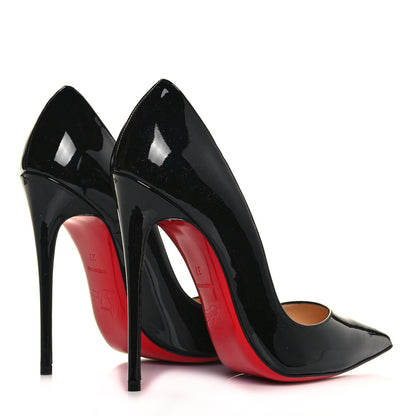 Christian Louboutin Patent So Kate 120 Pumps 37 Black 4 of 12