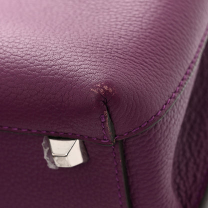 MCM Grained Calfskin Medium Milla Tote Mystic Purple 11 of 14