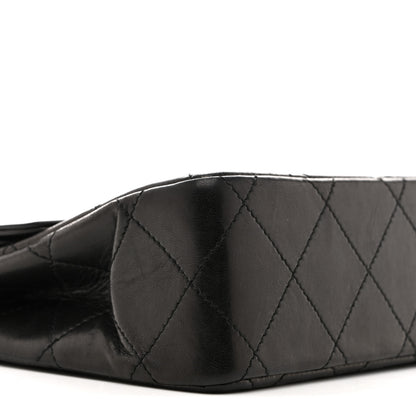 Chanel Lambskin Quilted Medium Single Flap Black 9 of 14