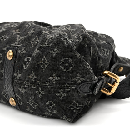 Louis Vuitton Denim Neo Cabby MM Black 9 of 11