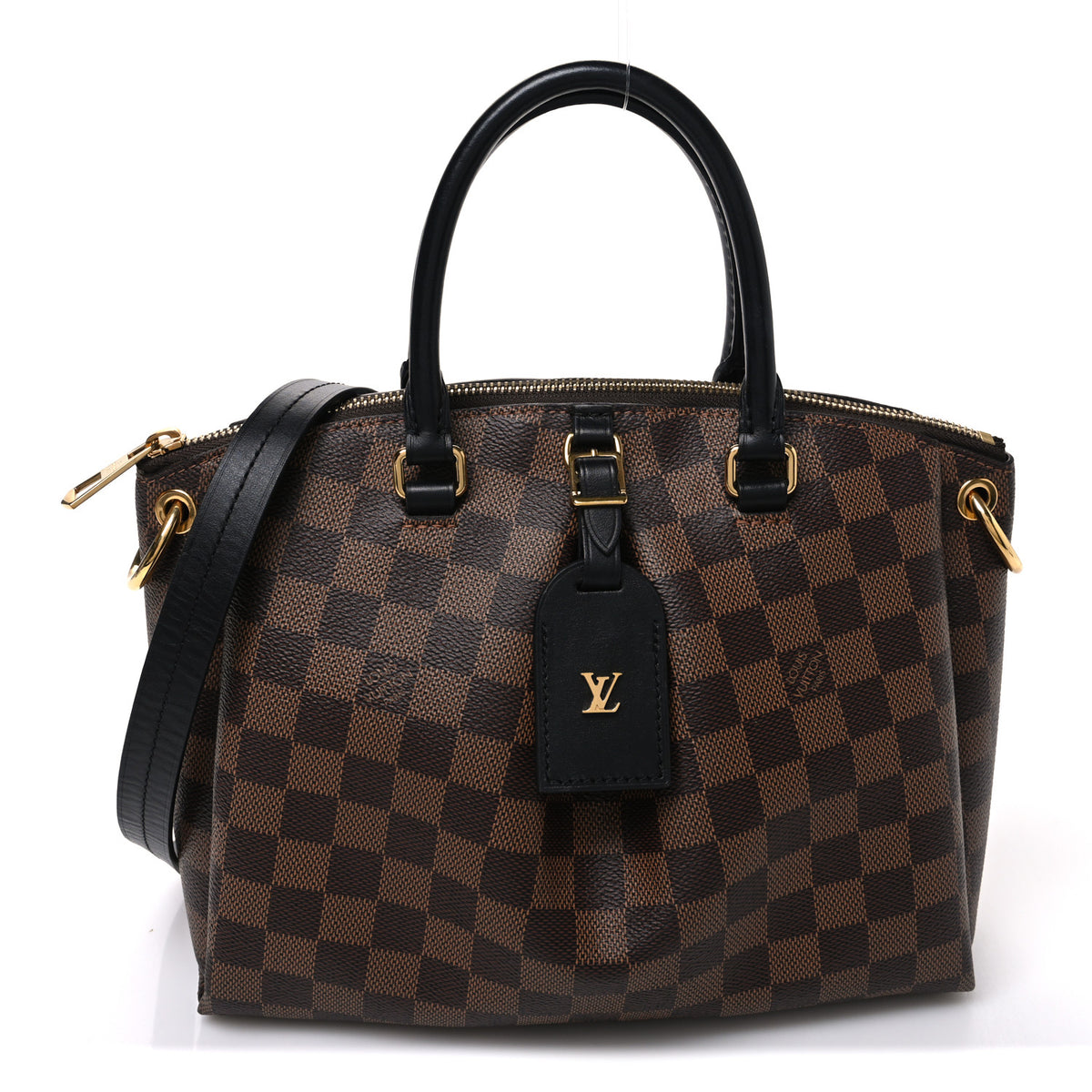 Louis Vuitton Damier Ebene Odeon Tote PM Black 1 of 9