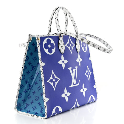 Louis Vuitton Monogram Giant Hawaii Onthego Blue 3 of 11