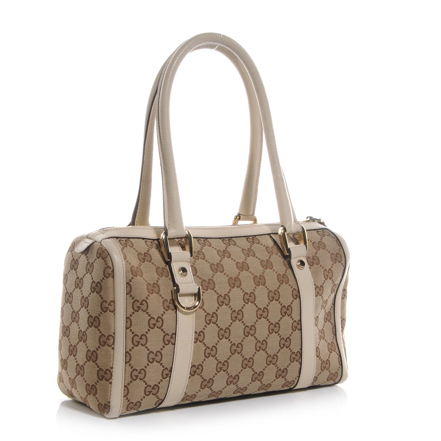 Monogram Small Abbey Boston Off White
