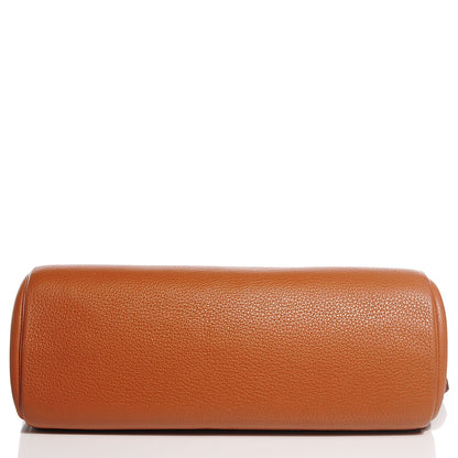 Hermes Taurillon Clemence Shoulder Atlas Satchel Gold 5 of 15