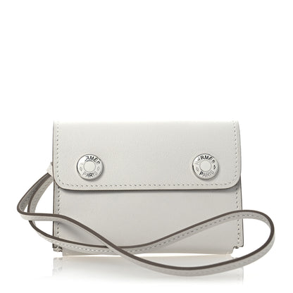 Hermes Swft Hermesnap Card Holder Gris Pale 1 of 8
