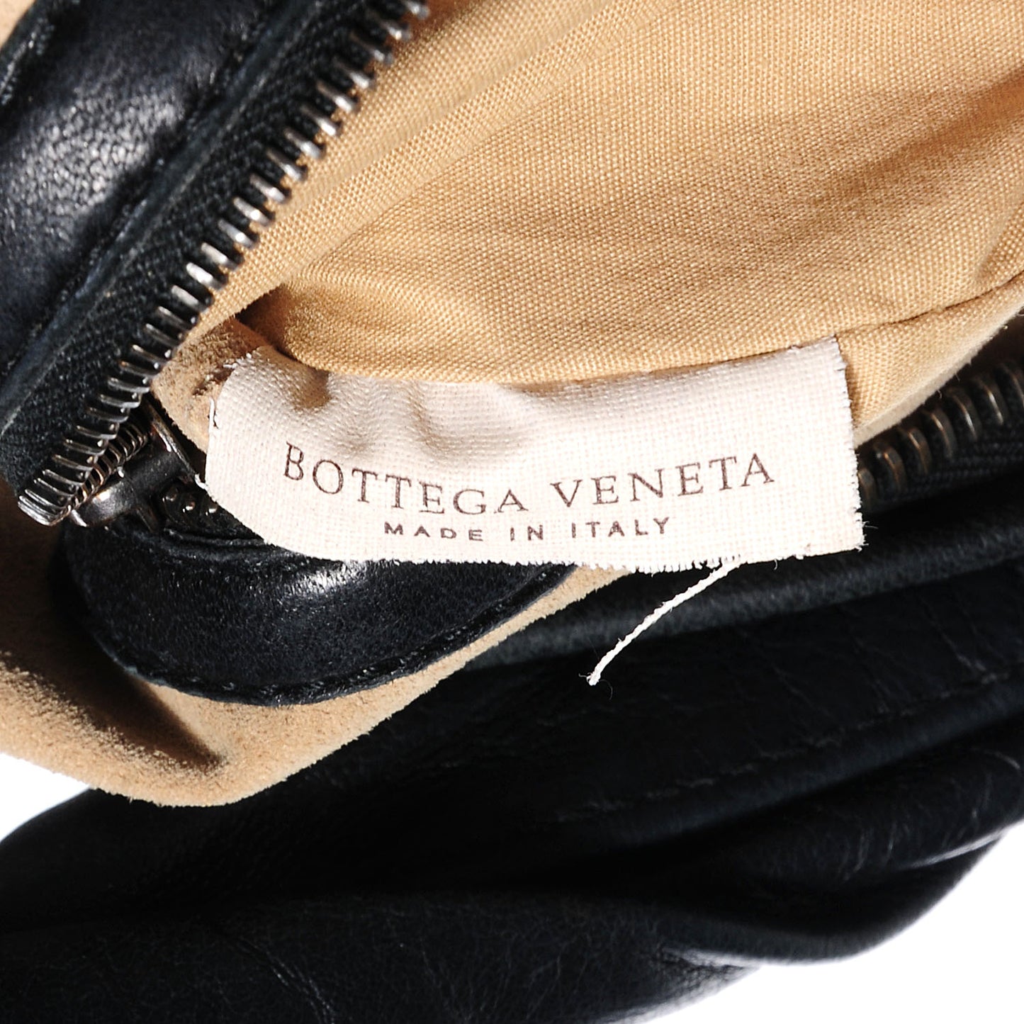 Nappa Intrecciato Medium Veneta Hobo Black