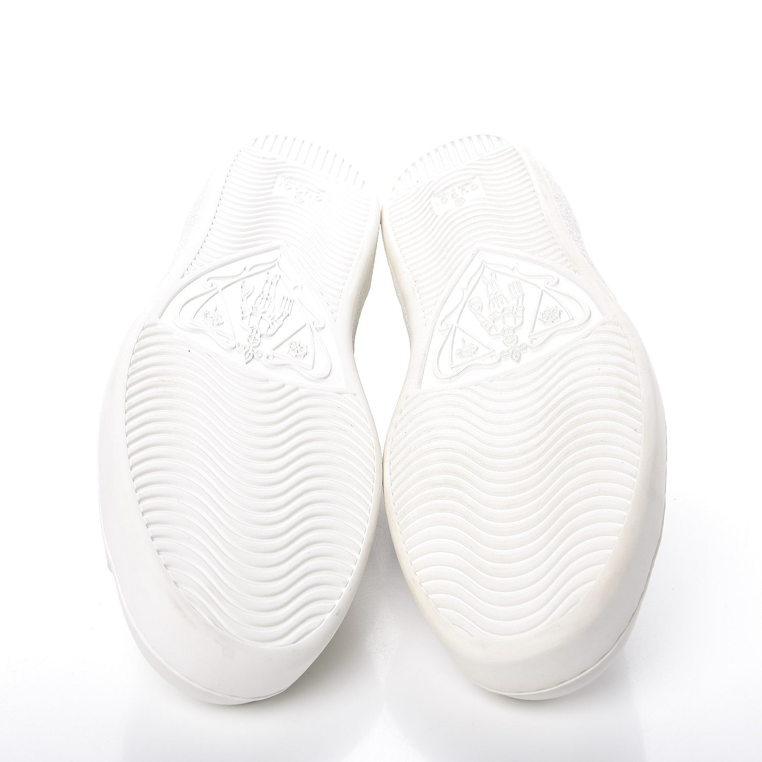 Gucci Calfskin Web Mens Tiger Ace Sneakers 9.5 White 6 of 9
