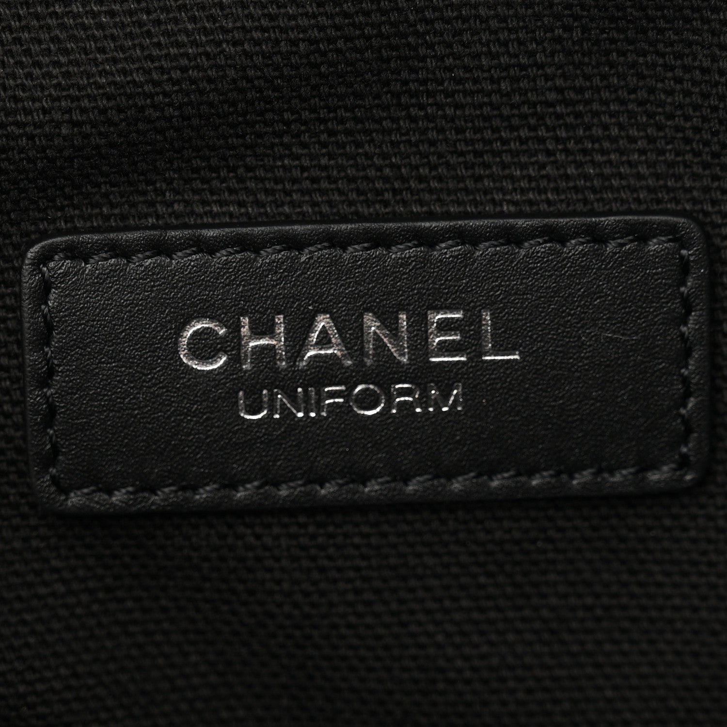 Chanel Calfskin Quilted Uniform Waist Belt Bag Black 6 of 10