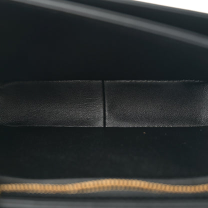 Celine Shiny Calfskin Teen Triomphe Black 5 of 10