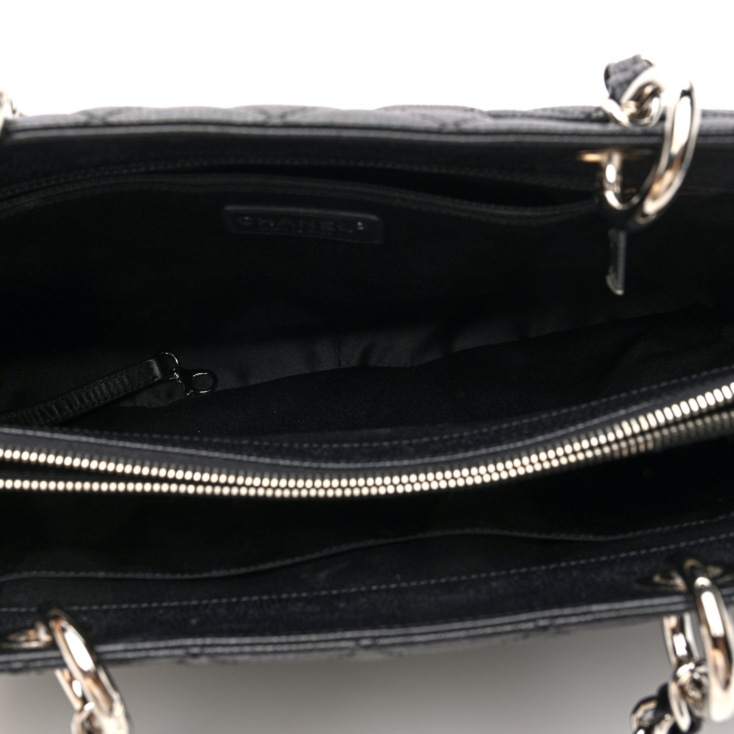 Chanel Caviar Quilted Grand Shopping Tote GST Black 5 of 10