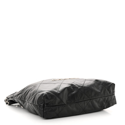 Chanel Shiny Calfskin Quilted Small Chanel 22 Black 5 of 13