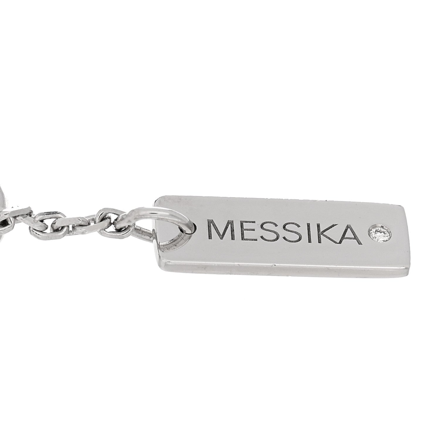 Messika 18K White Gold Diamond Classic Baby Move Pave Bracelet 3 of 4