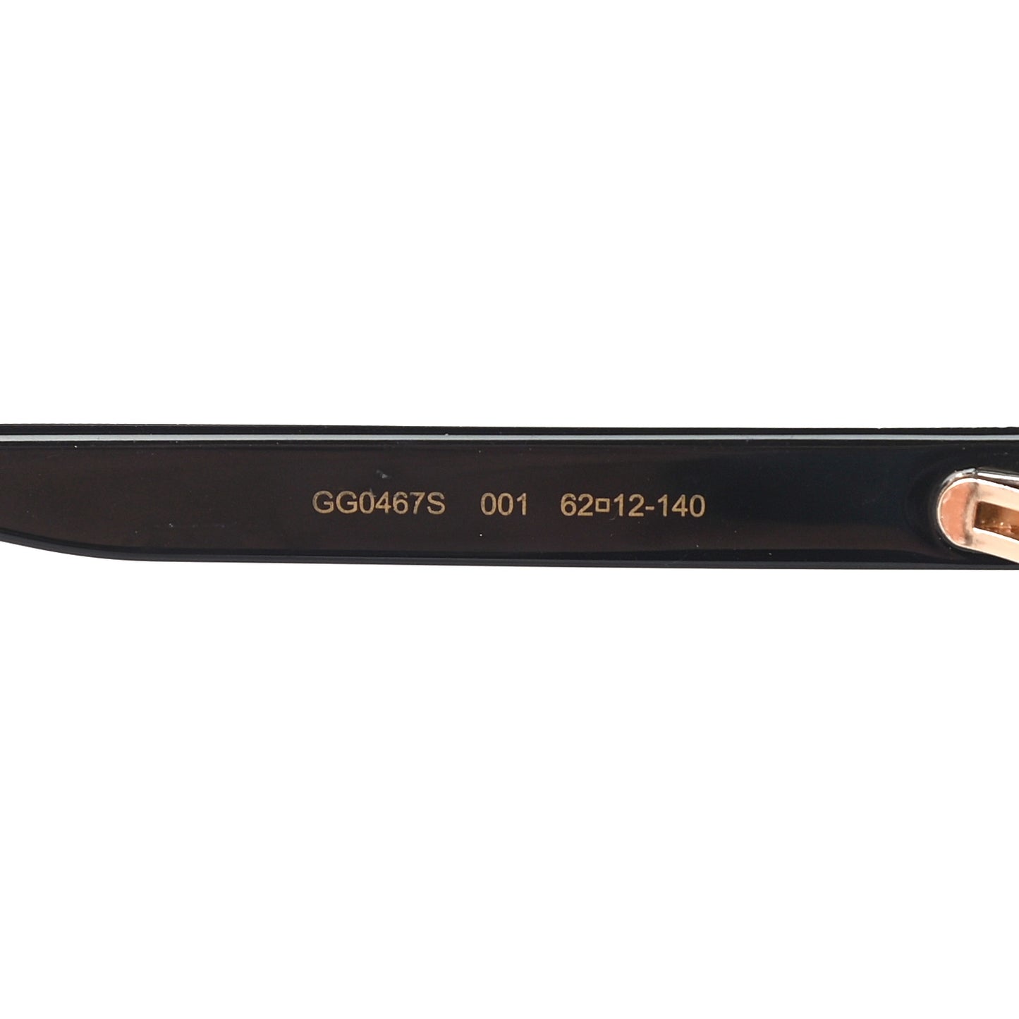 Acetate Shield Sunglasses GG0467S Black