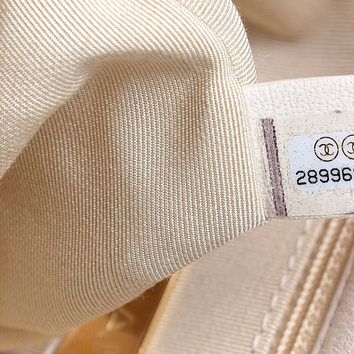 Lambskin Quilted Large 19 Flap Light Beige
