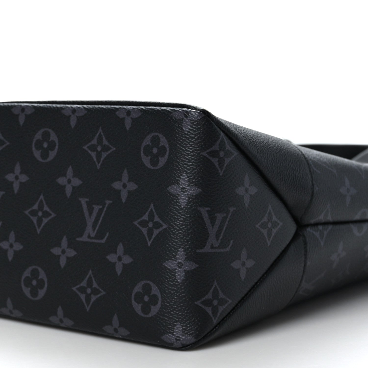 Louis Vuitton LOUIS VUITTON Monogram Eclipse Saumur Tote Black 8 of 8