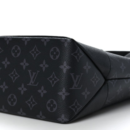 Louis Vuitton LOUIS VUITTON Monogram Eclipse Saumur Tote Black 8 of 8
