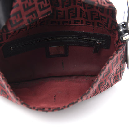 Fendi Zucchino Baguette Red Black 5 of 15