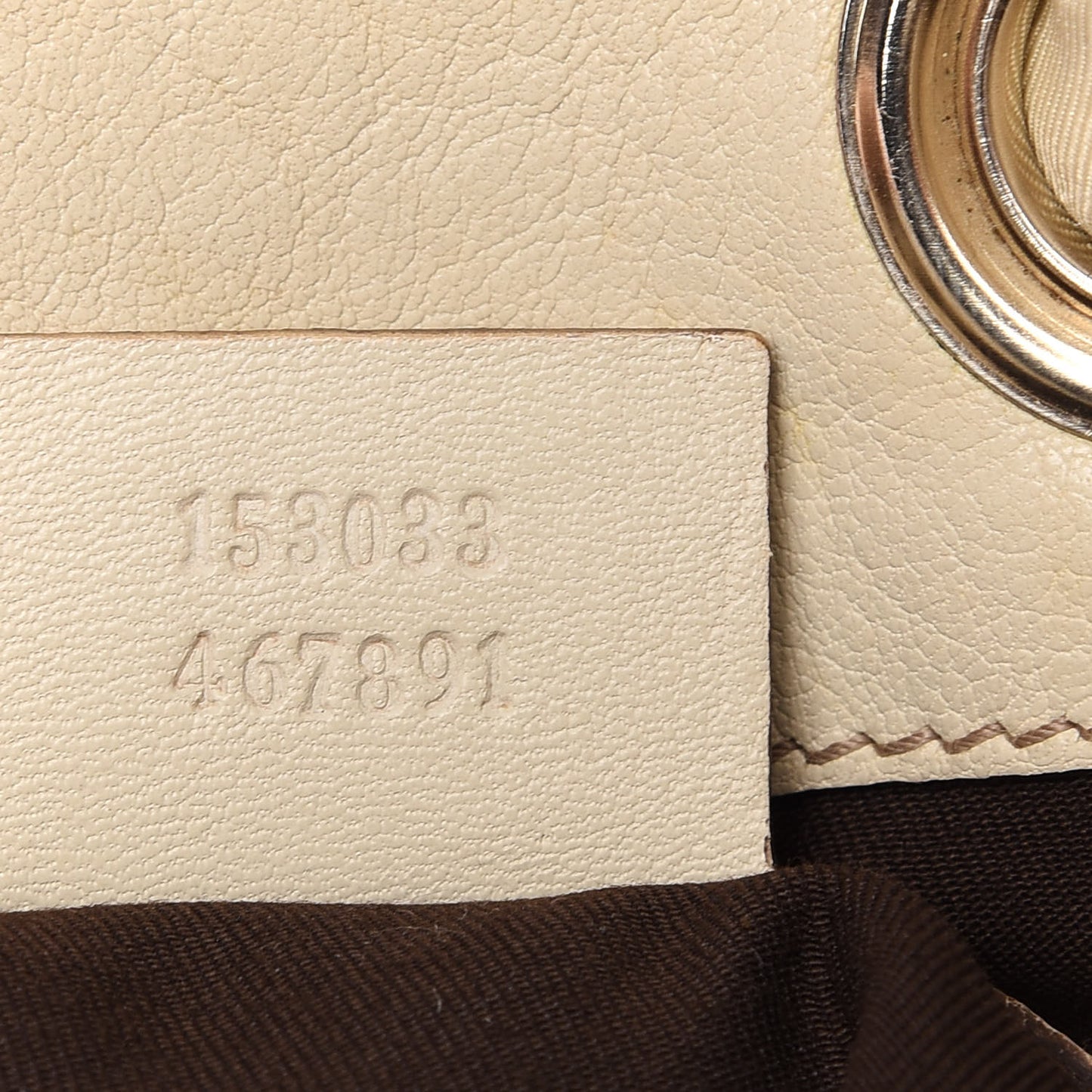 Monogram Large Positano Tote Off White