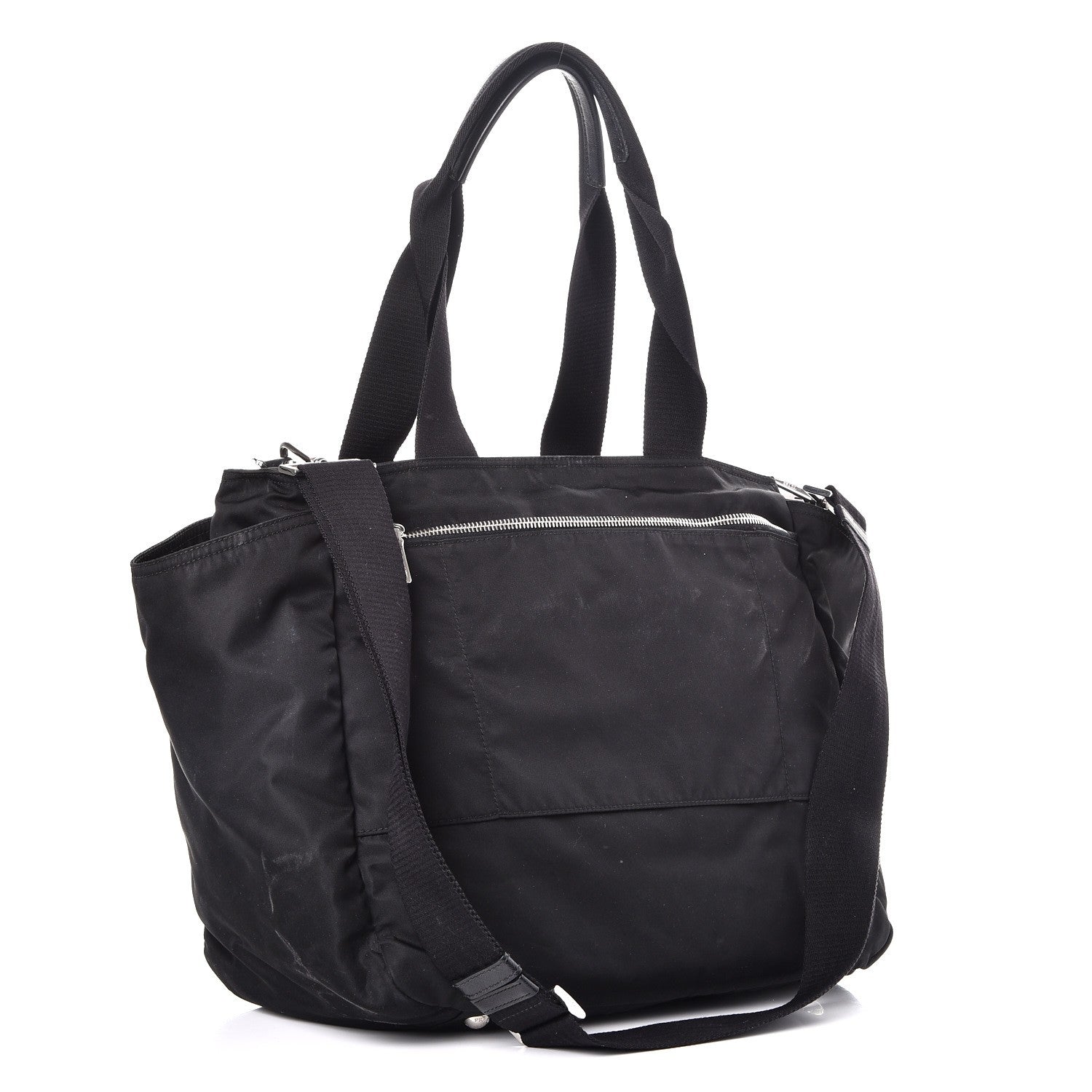 Prada Tessuto Nylon Saffiano Diaper Bag Nero Black 5 of 21