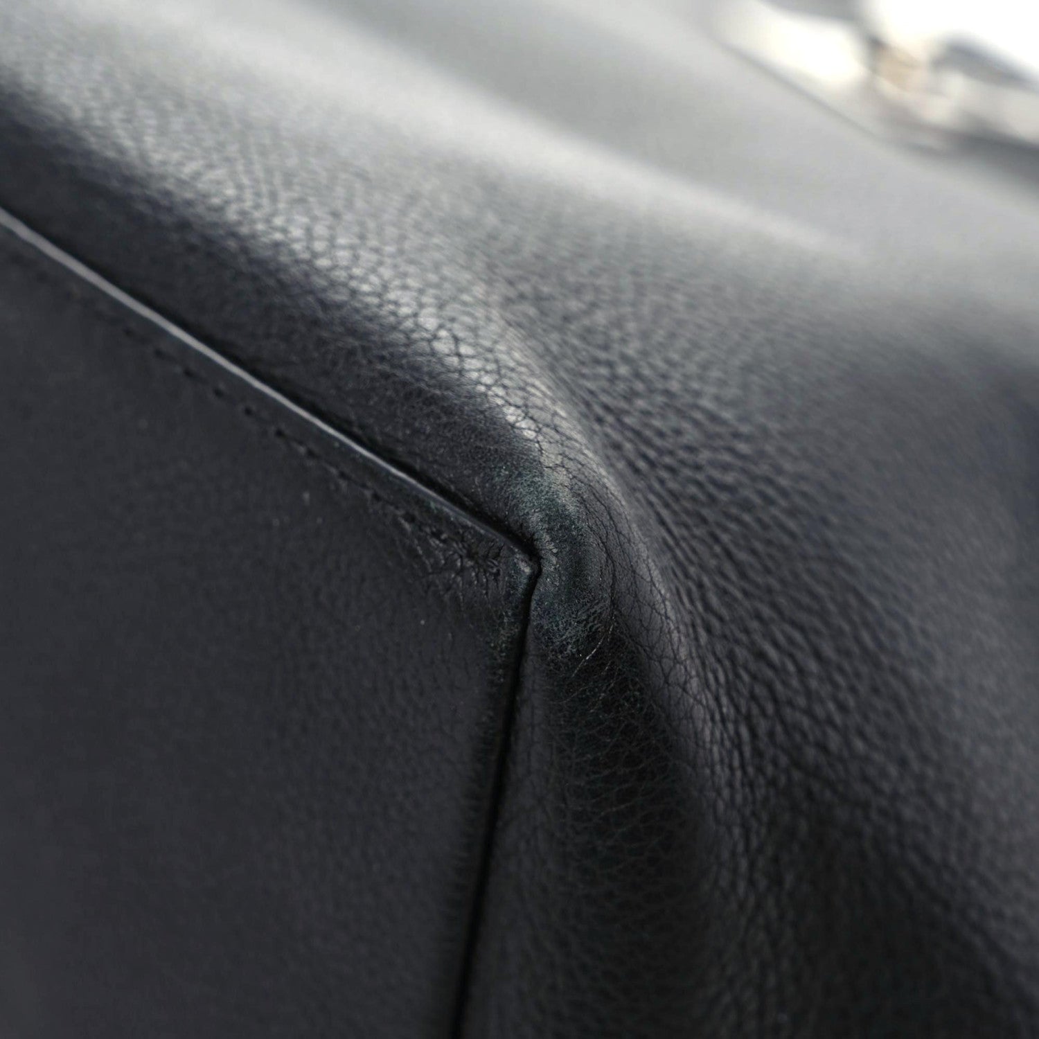 Louis Vuitton Calfskin Lockme Go Tote Black 5 of 15