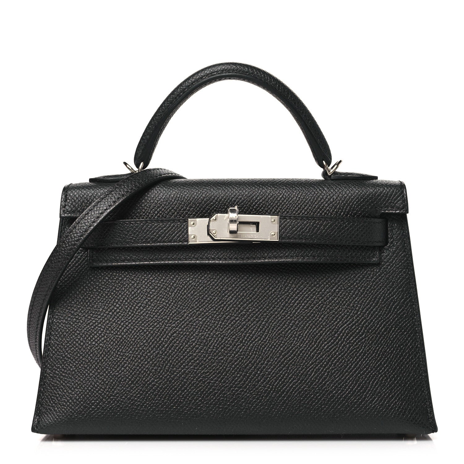 Hermes Epsom Mini Kelly Sellier 20 Black 1 of 11