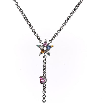 Christian Dior Crystal J'Adior Long Necklace Ruthenium Multicolor 4 of 5