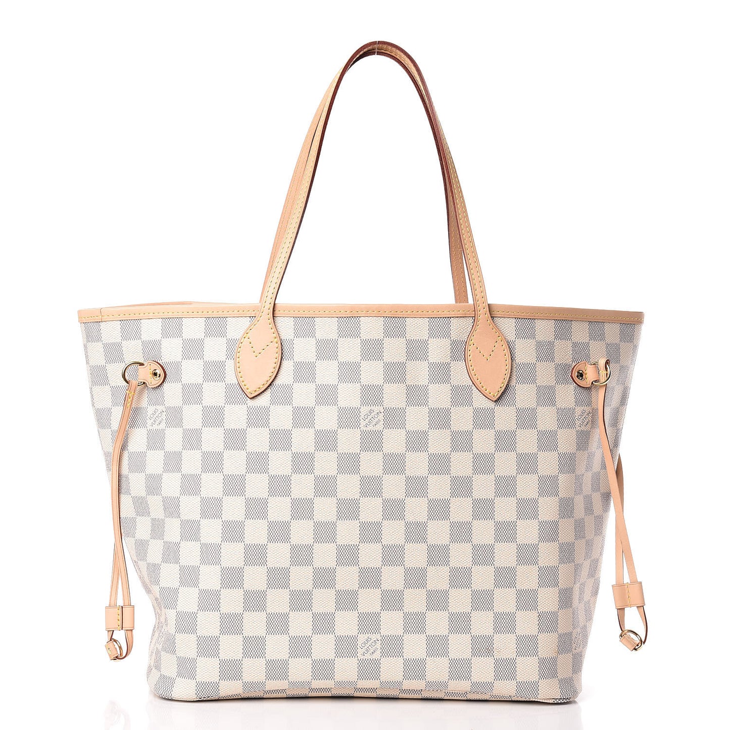Damier Azur Neo Neverfull MM Rose Ballerine