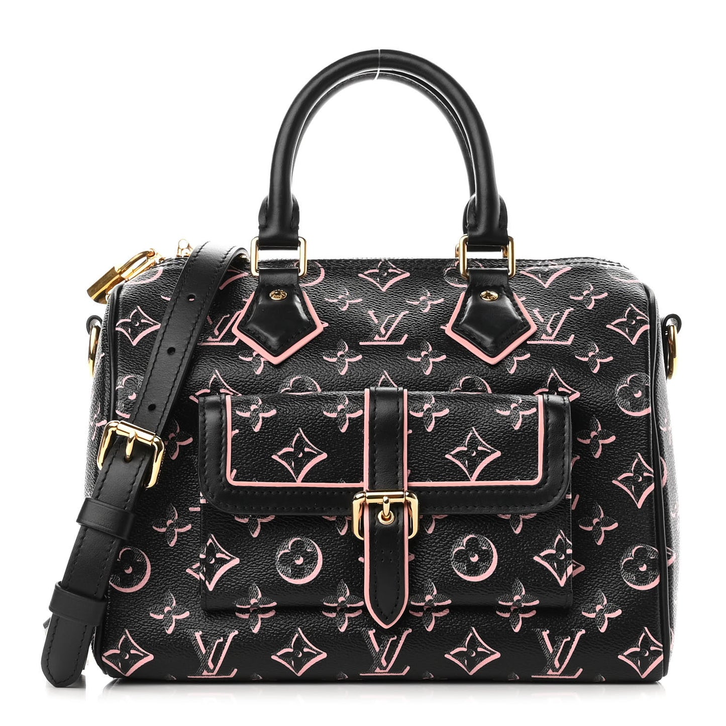Monogram Fall for You Speedy Bandouliere 25 Black