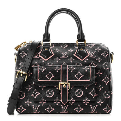 Louis Vuitton Monogram Fall for You Speedy Bandouliere 25 Black 1 of 9