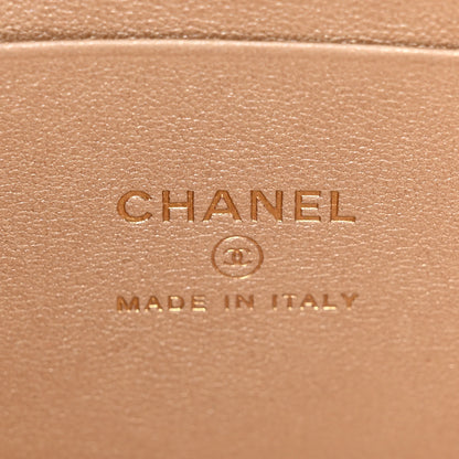 Chanel Lambskin Quilted Small CC Dynasty Vanity Case With Chain White 6 of 15