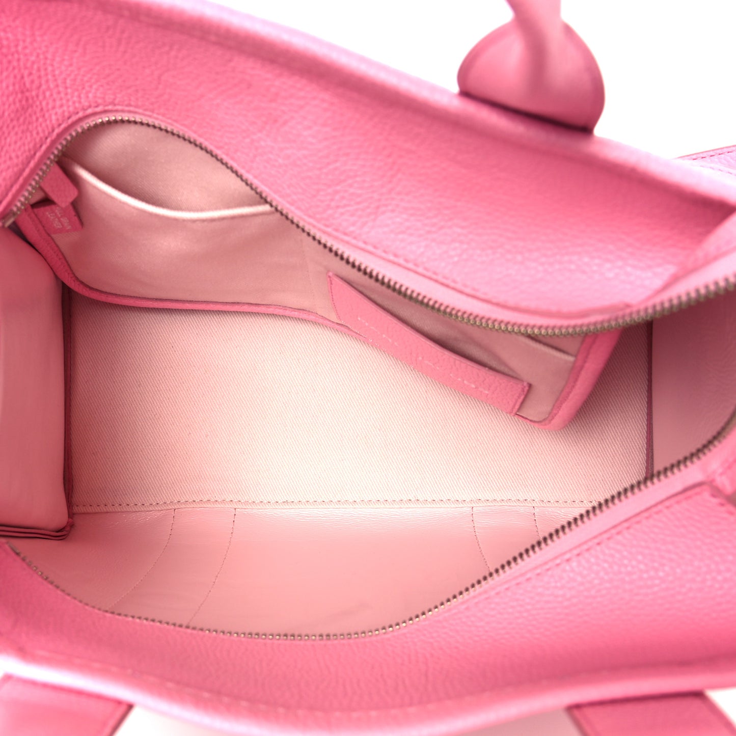 Grained Calfskin Medium The Tote Bag Fluro Candy Pink