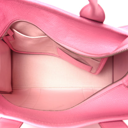 Marc Jacobs Grained Calfskin Medium The Tote Bag Fluro Candy Pink 5 of 11