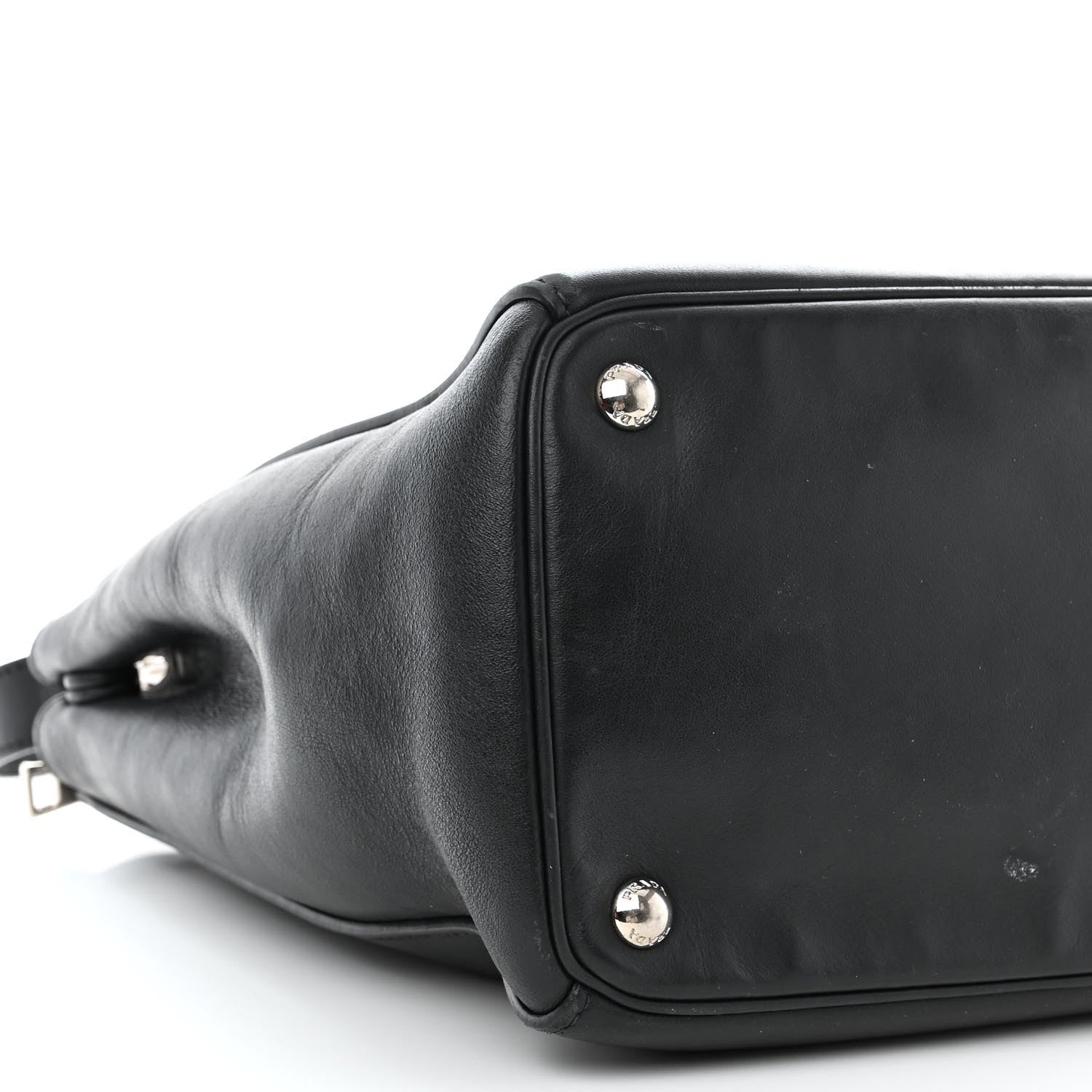 Prada Soft Calfskin Galleria Double Zip Tote Black 15 of 25
