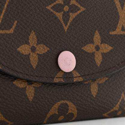Louis Vuitton Monogram Rosalie Coin Purse Rose Ballerine 8 of 9