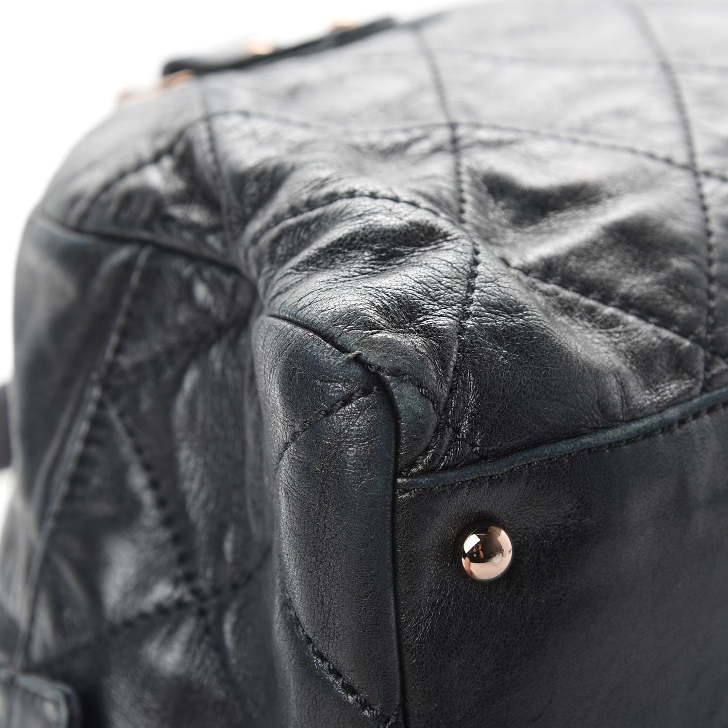Chanel Lambskin Cloudy Bundle Bowler Black 12 of 15