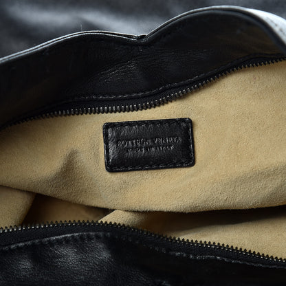 Bottega Veneta Smooth Lambskin Braided Hobo Black 6 of 12