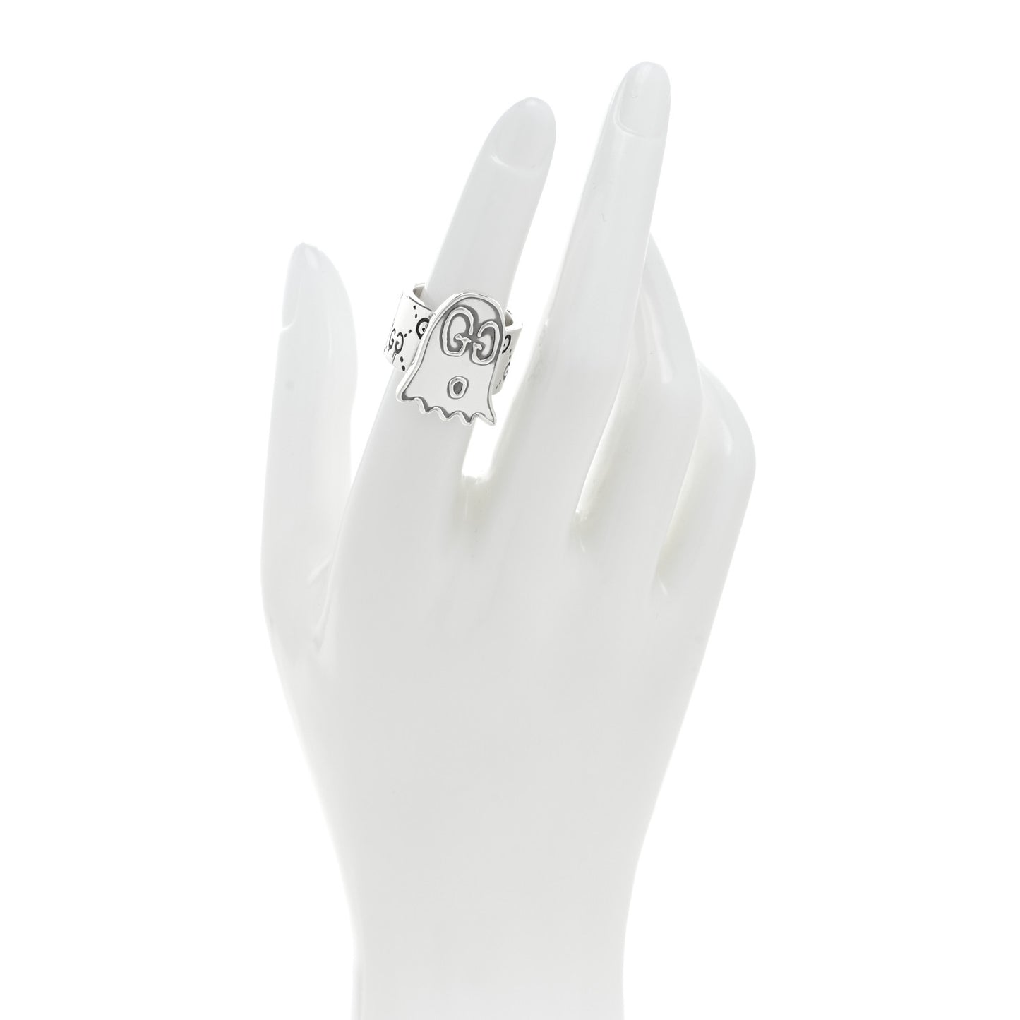 Sterling Silver GucciGhost Ring 52 6