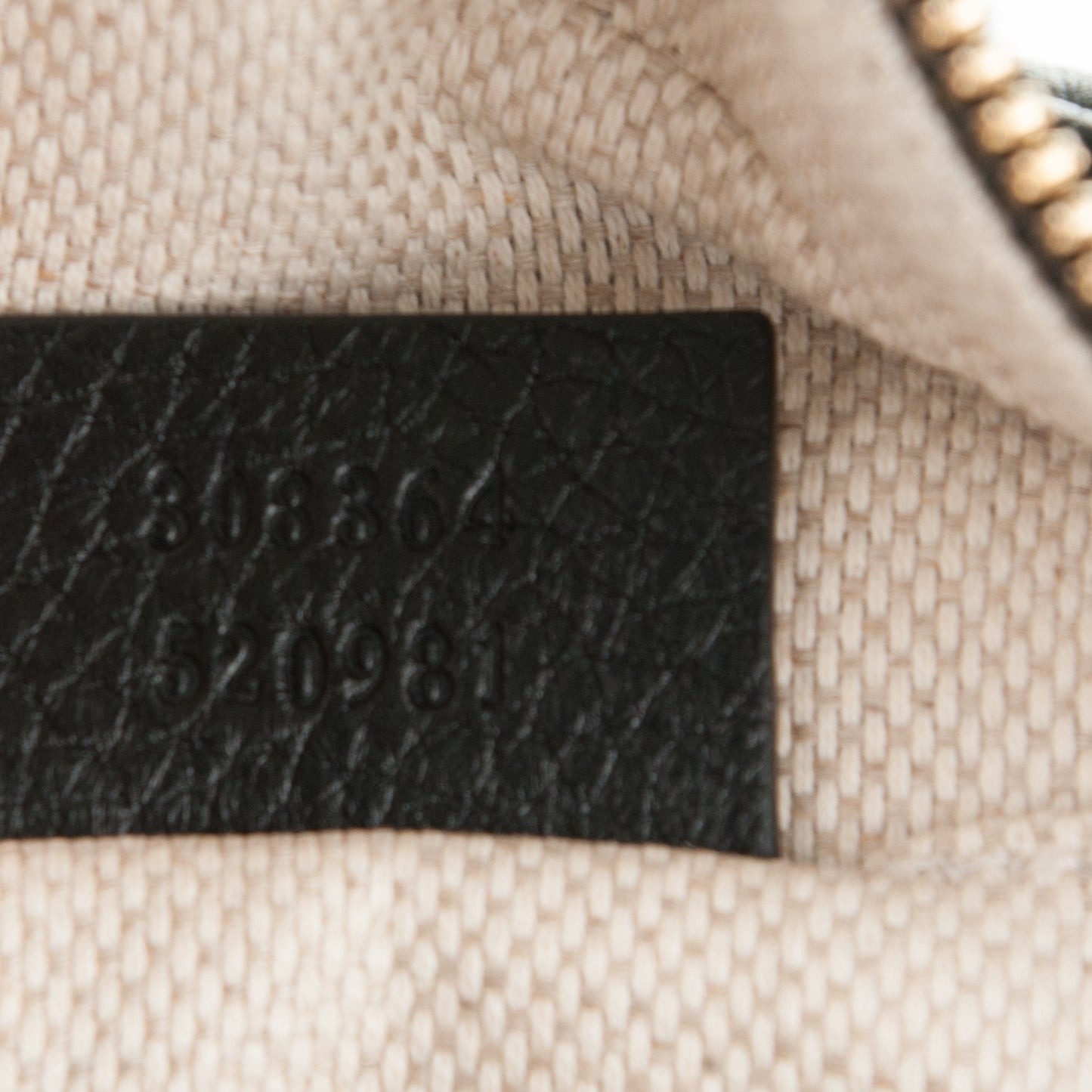 Pebbled Calfskin Small Soho Disco Bag Black