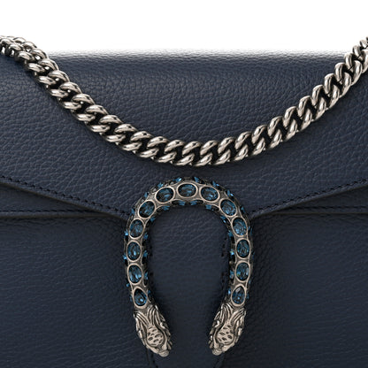 Gucci Dollar Calfskin Crystal Small Dionysus Shoulder Bag Blue Agata Montana Sapphire 8 of 11
