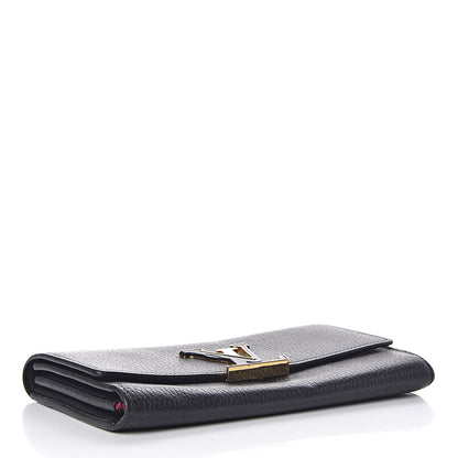 Louis Vuitton Taurillon Capucines Wallet Black 4 of 8
