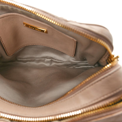 Miu Miu Nappa Matelasse Double Zip Shoulder Bag Cammeo 5 of 13