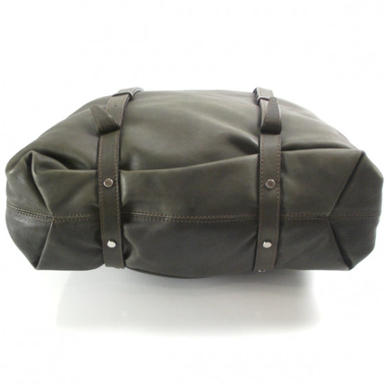 Lanvin Leather Kentucky Large Tote Olive 4 of 9