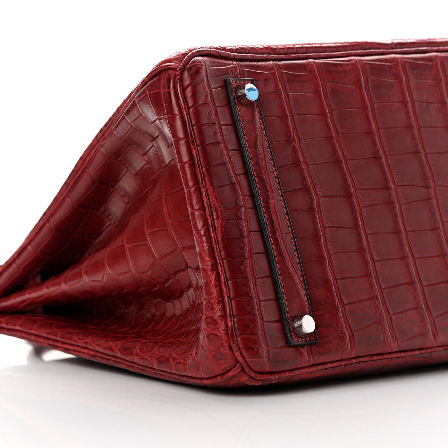 Matte Porosus Crocodile Birkin 35 Rouge H